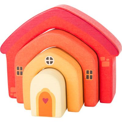 Small Foot 10648 Motorikhaus aus stabilem, griffigem Holz - Spielzeug - Sonderposten