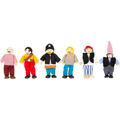 Biegepuppen Piratenset Figuren Spielzeug Puppen Piraten Set - Spielzeug - Sonderposten