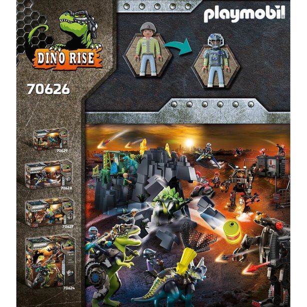 Playmobil 70626 – Dino Rise: Invasion der Roboter ab 5 Jahren - Spielzeug - Sonderposten