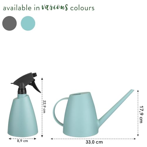 elho Brussels Giesskanne und Sprühflasche - für Zimmerpflanzen - Pflanzenpflege - Grün/Mint - Spielzeug - Sonderposten