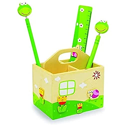 small foot 2663 Schreibbox Quak, Grün - Spielzeug - Sonderposten