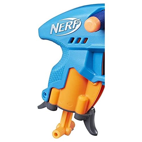 Nerf N - Strike NanoFire Blau – Mini - Blaster für geheime Angriffe | ab 8 Jahren - Spielzeug - Sonderposten
