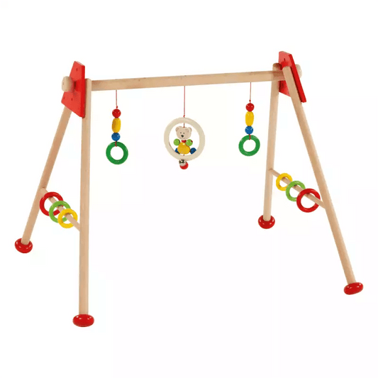 Heimess 763770 Baby - Fit Greif - und Spieltrainer "Bär" Spieltrapez Holz - Spielzeug - Sonderposten