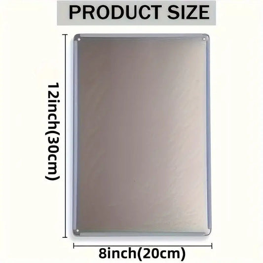 Retro Schild Regeln im Haus von Oma und Opa Metall - Blechschild - Spielzeug - Sonderposten