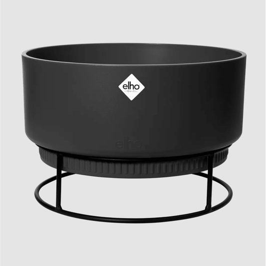 Moderne Elho B. for Studio Pflanzschale 30 cm in Living Black. Ideal für Zimmerpflanzen, wasserdicht & stilvoll. - Spielzeug - Sonderposten