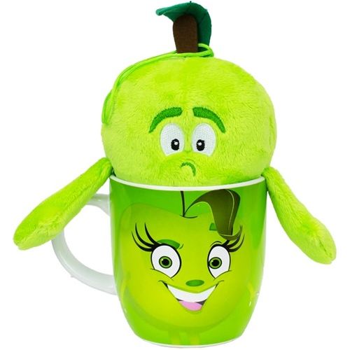 GOODNESS GANG TASSE + PLÜSCH TIER APFEL 11X9,5X19CM Sammelfiguren - Spielzeug - Sonderposten