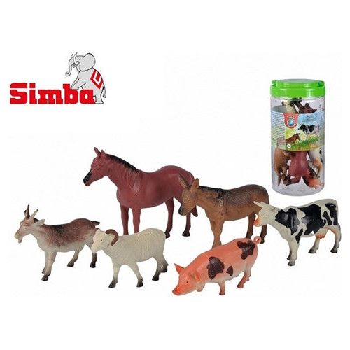 NATURE WORLD FARM TIERE 11 - 18CM 6 STÜCK - Spielzeug - Sonderposten