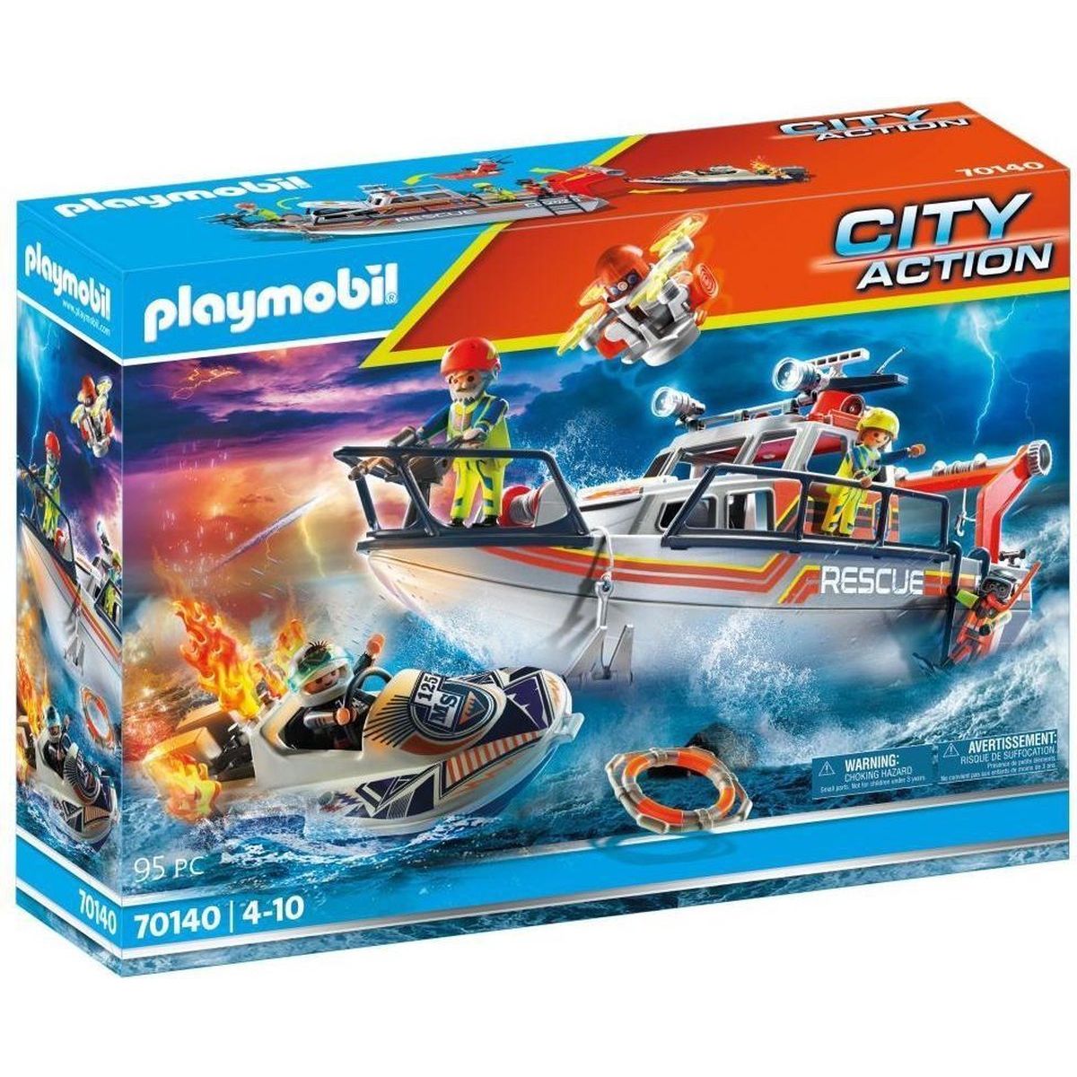 Playmobil 70140 - Stadtaktion Seenotrettung ab 4 Jahren - Spielzeug - Sonderposten