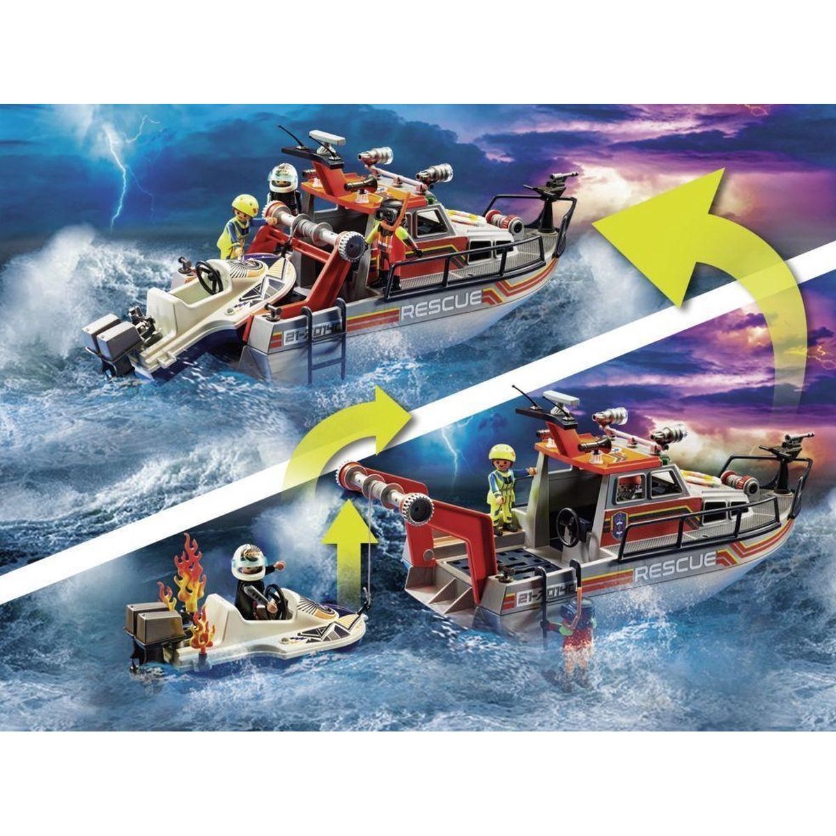 Playmobil 70140 - Stadtaktion Seenotrettung ab 4 Jahren - Spielzeug - Sonderposten
