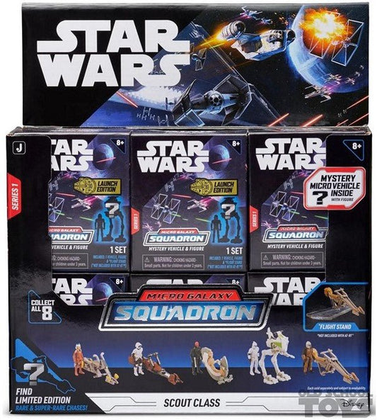 Star Wars Micro Galaxy Mystery Serie 1 – Display mit 12 Stück sb 4 Jahre - Spielzeug - Sonderposten