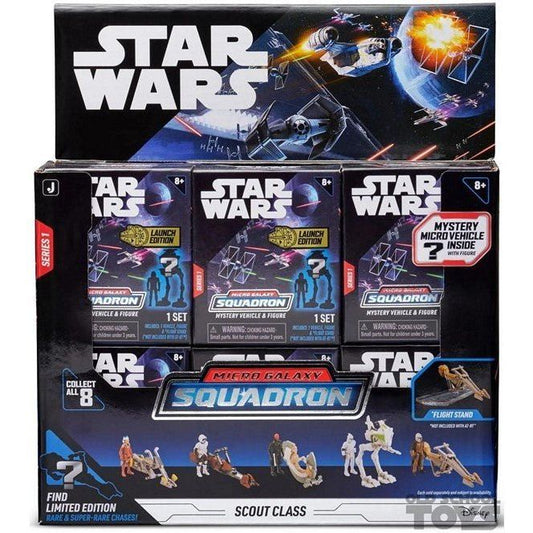 Star Wars Micro Galaxy Mystery Serie 1 – Display mit 12 Stück sb 4 Jahre - Spielzeug - Sonderposten