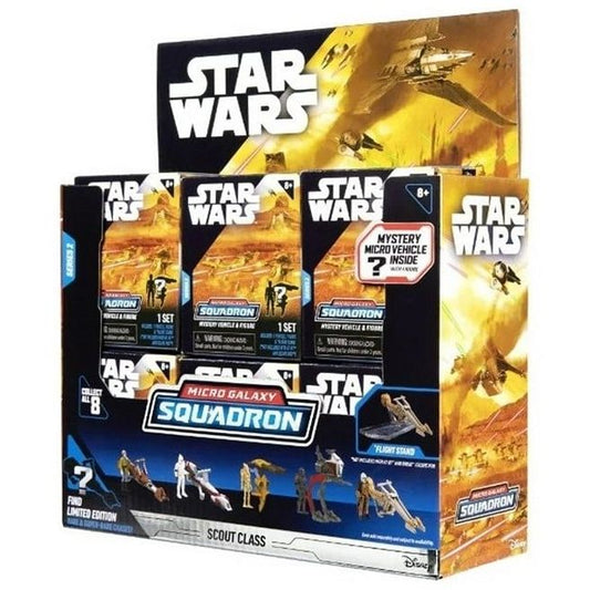 Star Wars Micro Galaxy Serie 2 – Display mit 12 Mystery Packs ab 4 Jahren - Spielzeug - Sonderposten