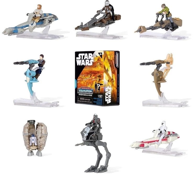 Star Wars Micro Galaxy Serie 2 – Display mit 12 Mystery Packs ab 4 Jahren - Spielzeug - Sonderposten
