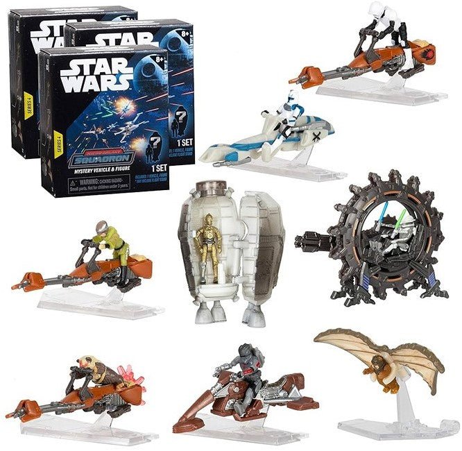 Star Wars Micro Galaxy Mystery Serie 4 – Display mit 12 Stück ab 4 Jahren - Spielzeug - Sonderposten
