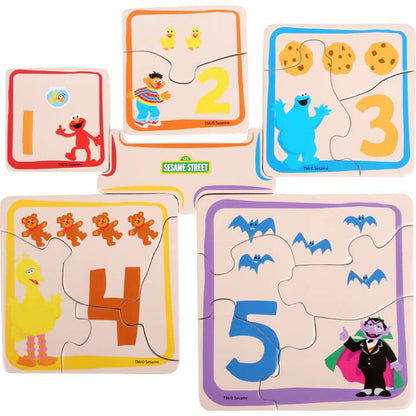 SESAMSTRASSE Puzzle - Box Graf Zahl - Spielzeug - Sonderposten