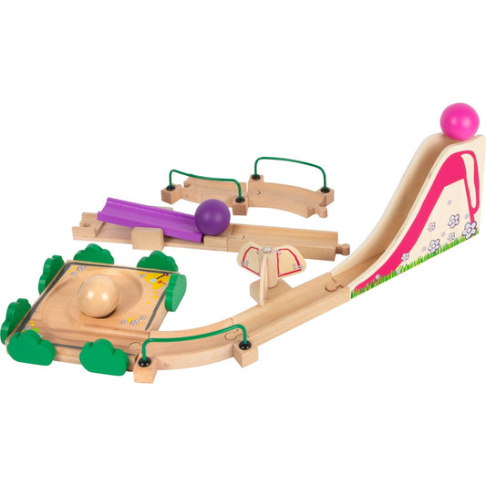 smallfoot Motorikspielzeug Kugelbahn „Tierischer Zug - Spielzeug - Sonderposten