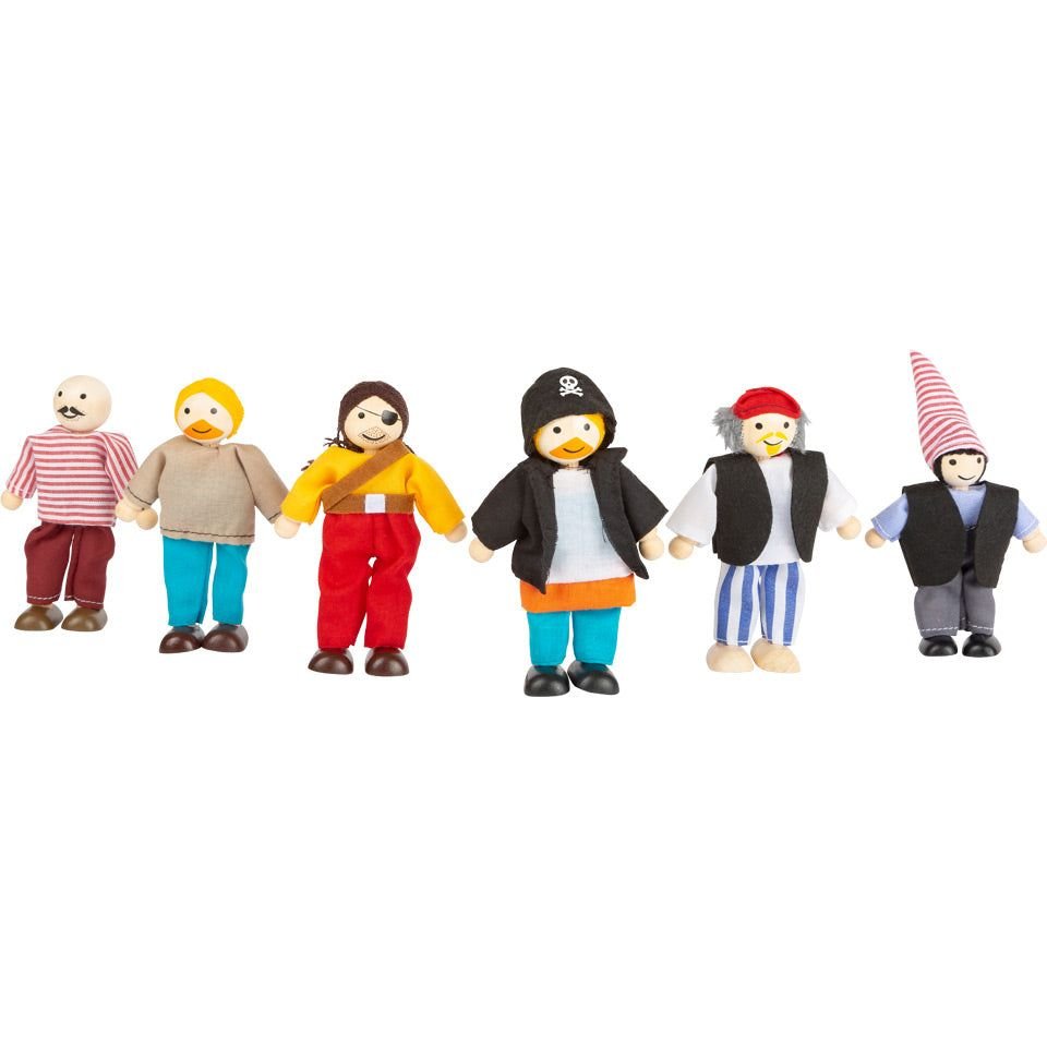 Biegepuppen Piratenset Figuren Spielzeug Puppen Piraten Set - Spielzeug - Sonderposten