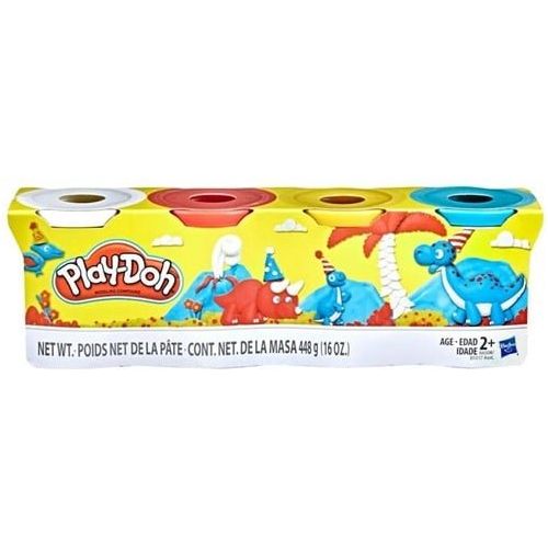 Play - Doh 4er Knetset 112 g – 448 g Gesamt ab 3 Jahren - Spielzeug - Sonderposten