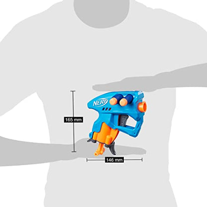 Nerf N - Strike NanoFire Blau – Mini - Blaster für geheime Angriffe | ab 8 Jahren - Spielzeug - Sonderposten