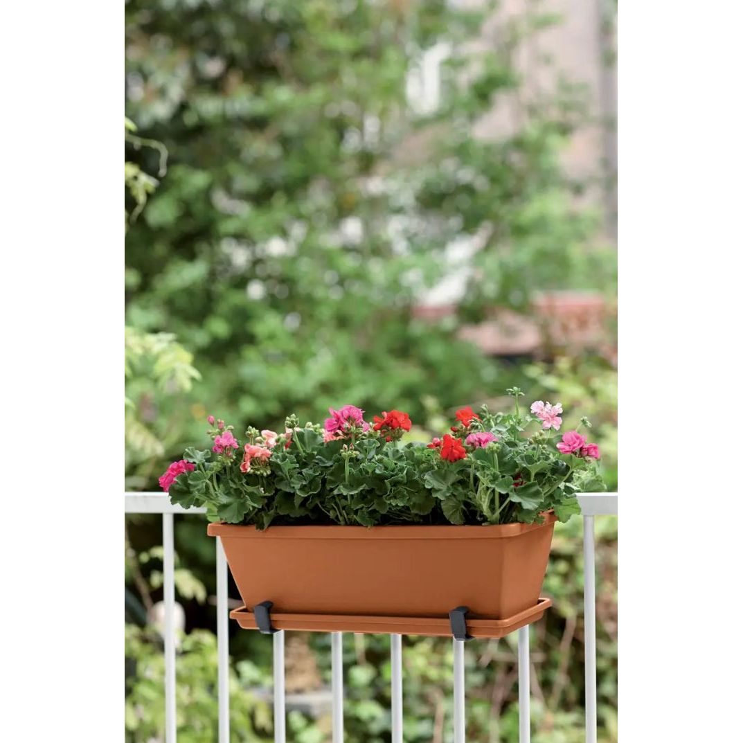 Elho - Barcelona - Balkon Blumenkasten - 70 cm - Terra - Spielzeug - Sonderposten