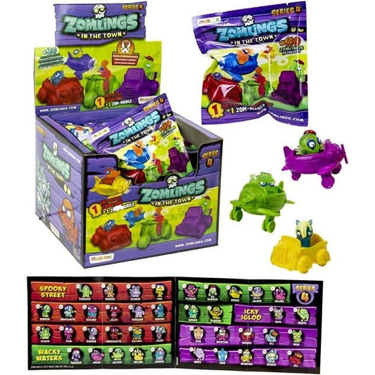 Zomlings in the Town – Blindbag Serie 4 mit Zom - Mobile! ab 3 Jahren - Spielzeug - Sonderposten