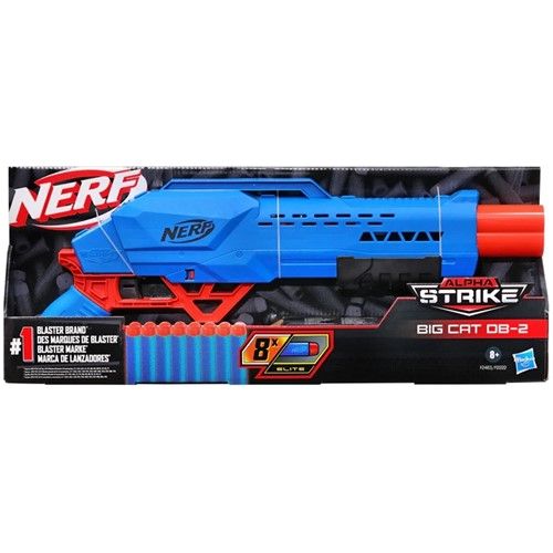 Nerf Alpha Strike Big Cat DB2 – Blaster mit Doppellauf | ab 8 Jahren - Spielzeug - Sonderposten
