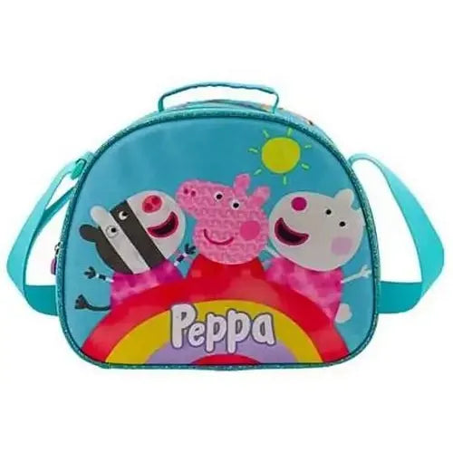 Hasbro Peppa Pig Lunchtasche für Kinder – Brottasche Kindergarten 20 × 26 cm - Spielzeug - Sonderposten