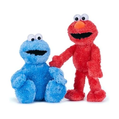 Sesamstraße Elmo & Krümelmonster – 2er Set Plüschfiguren 36 cm - Spielzeug - Sonderposten
