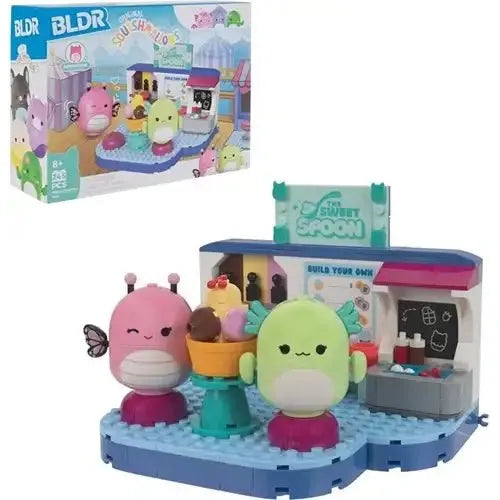 Squishmallows BLRD Bausatz – Frozen Yoghurt Fun (245 Teile) ab 6 Jahren - Spielzeug - Sonderposten