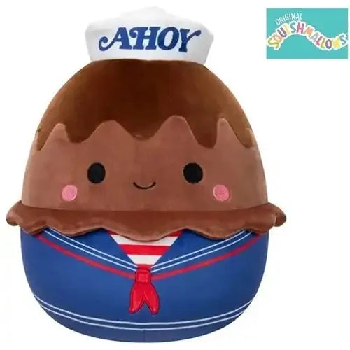 Squishmallows Stranger Things USS Chocolate Pudding 25 cm – Plüschtier - Spielzeug - Sonderposten